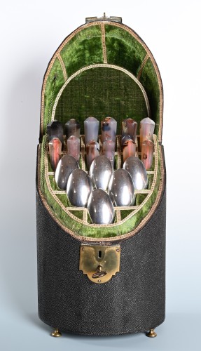 A pair of rare 18th century cutlery cases - 