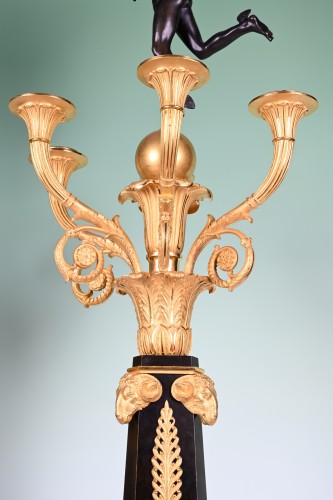 A pair of ormolu Empire candelabras - Empire