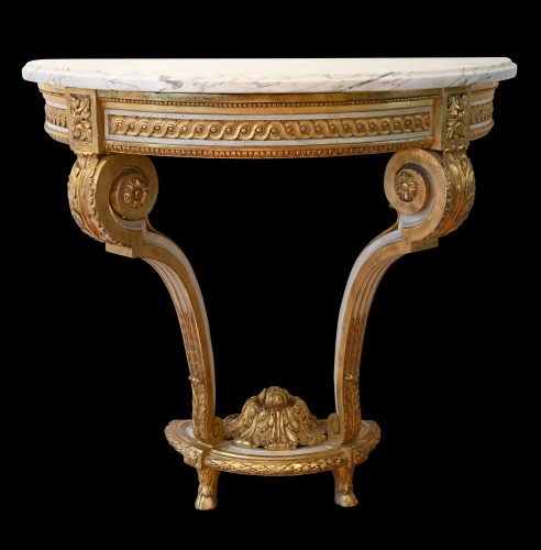 Mobilier Console - Console Louis XVI signée J.B. Boulard