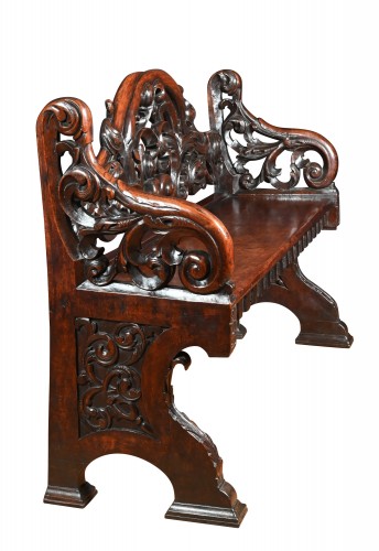 Banc d'entrée hollandais du XVIIIe siècle - Sièges Style 