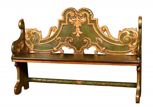 Sièges Fauteuil & Bergère - Banc d'entrée hollandais du XVIIIe siècle