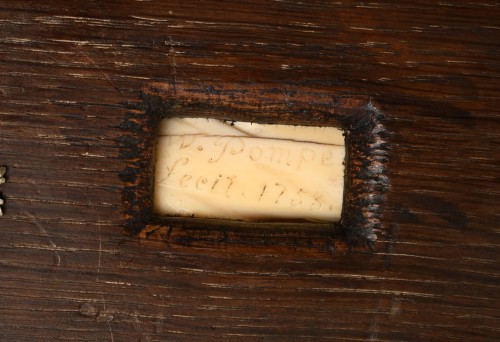 Antiquités - Corpus Christi, signed W. Pompe, fecit, 1755