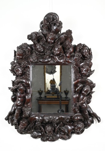 A Dutch mirror. - Mirrors, Trumeau Style 