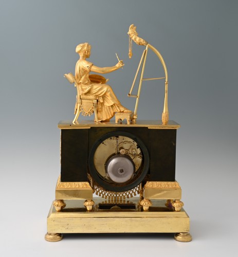 19th century - Empire pendule,‘Allegory of Painting