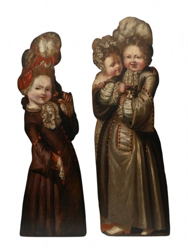 Two Dummy Boards, late 17th century