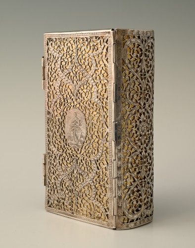 A silver book strap - 