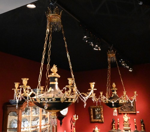 XIXe siècle - Deux lustres de l'Empire Russe