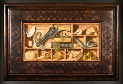 Trompe l'oeil, Gérard Willemenot (1943) - Paintings & Drawings Style 