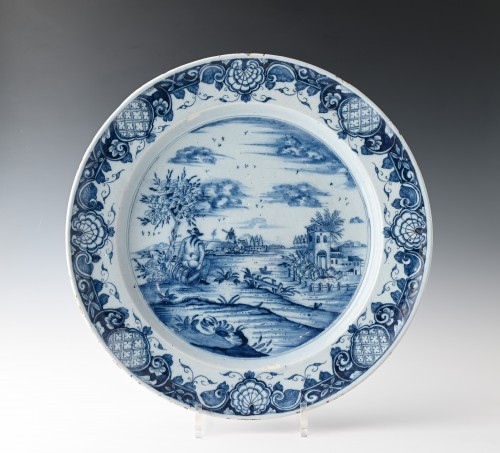Porcelain & Faience  - Delftware dish circa 1750