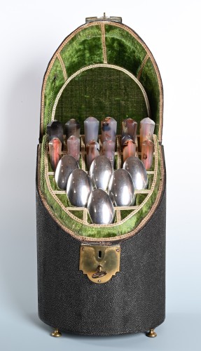 A pair of 18th century cutlery cases - Decorative Objects Style 