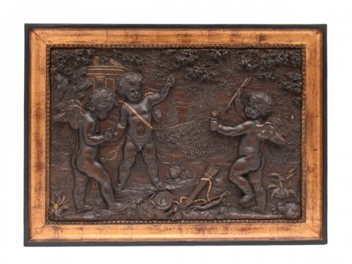 Relief en noyer, France vers 1800