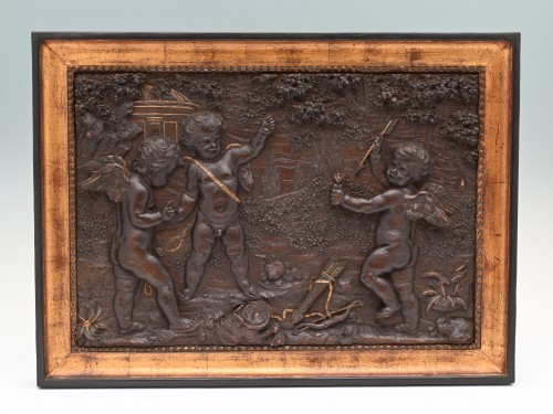 Relief en noyer, France vers 1800 - Sculpture Style 