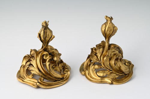  - Paire de candélabres, signée "Escalier de Cristal Paris"