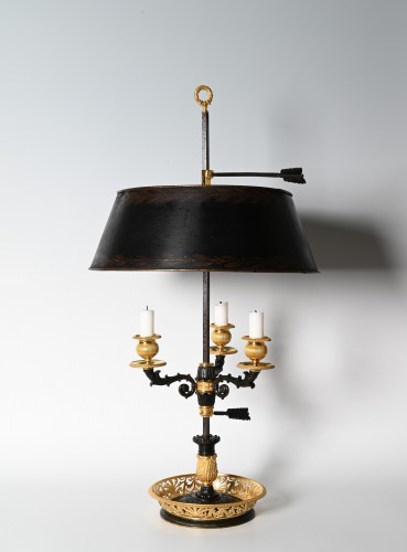 Lampe bouillotte Empire vers 1820 - Limburg Antiquairs
