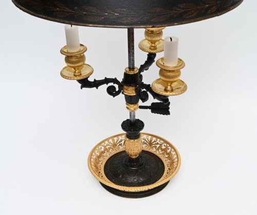 Lampe bouillotte Empire vers 1820 - Empire