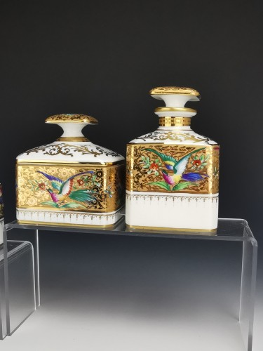 Porcelain & Faience  - Le Tallec - Perfume Bottles And Dresser Box