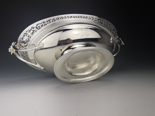 silverware & tableware  - Gorham - Sterling Silver Large Fruit Bowl   C.1871