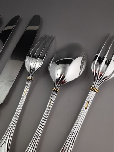 Cartier - Silverplate &quot;La Maison du Prince&quot; Cutlery Set  54 Pieces - 