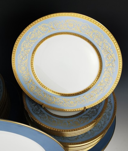 silverware & tableware  - Haviland &quot;Edith&quot; Gold Inlay Limoges Porcelai Part Of Service