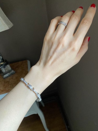 Bracelet Art Déco en or 18K et diamants - Art Déco