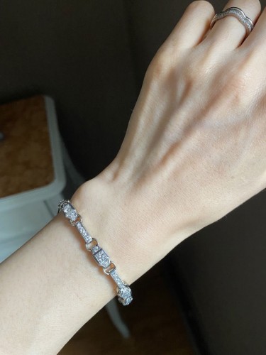 Art Déco - Bracelet Art Déco en or 18K et diamants