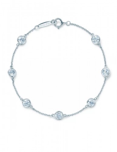 TIFFANY & CO- "Diamonds by the Yard" par Elsa Peretti en platine et diamants