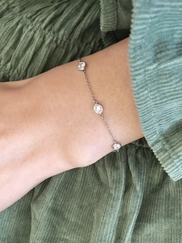  - TIFFANY & CO- "Diamonds by the Yard" par Elsa Peretti en platine et diamants