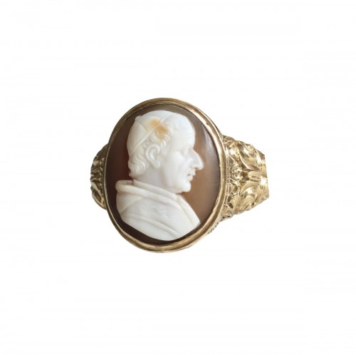 Signet Ring In Yellow Gold, Pope Gregory XVI (1765 - 1846)