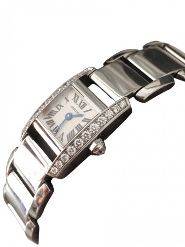 Cartier Tankissime Tankissime petit modèle watch, white gold, diamonds