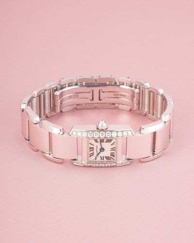 Cartier Tankissime Tankissime petit modèle watch, white gold, diamonds - 