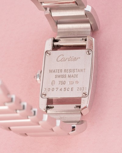 Cartier Tankissime Tankissime petit modèle watch, white gold, diamonds - 