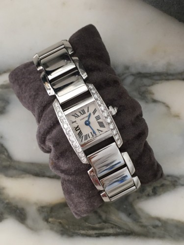  - Cartier Tankissime Tankissime petit modèle watch, white gold, diamonds