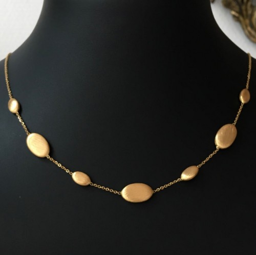 Collier en or jaune - Antique Jewellery Style 