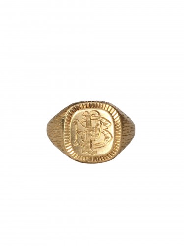 Bague Chevalière en or jaune