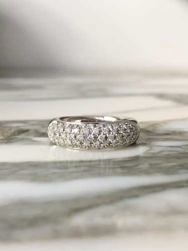 Damiani ring in white gold with diamonds - 