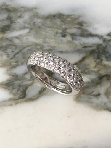 Damiani ring in white gold with diamonds - 