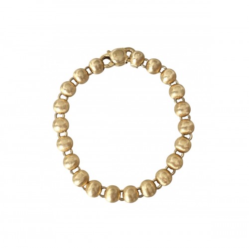 Bracelet boules en or jaune