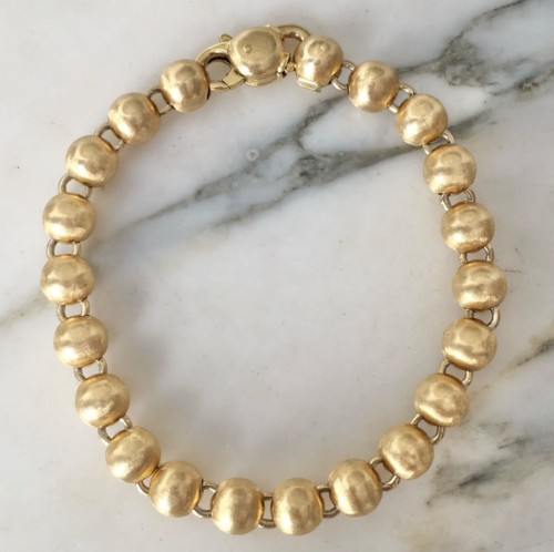 Bracelet boules en or jaune - Bijouterie, Joaillerie Style 