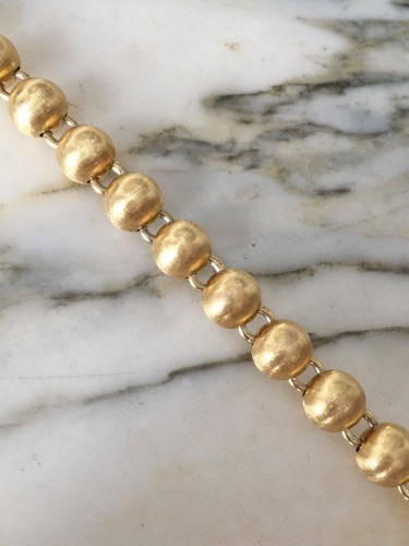 XXe siècle - Bracelet boules en or jaune