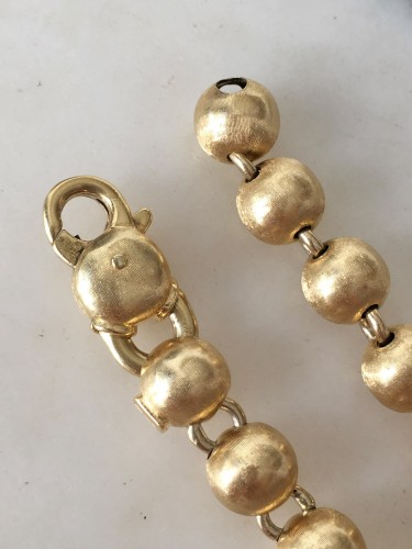  - Bracelet boules en or jaune