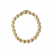 Bracelet boules en or jaune
