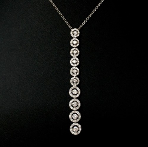 Leo Pizzo Collier en or blanc et diamants - Bijouterie, Joaillerie Style 