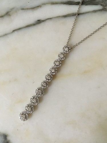  - Leo Pizzo Collier en or blanc et diamants