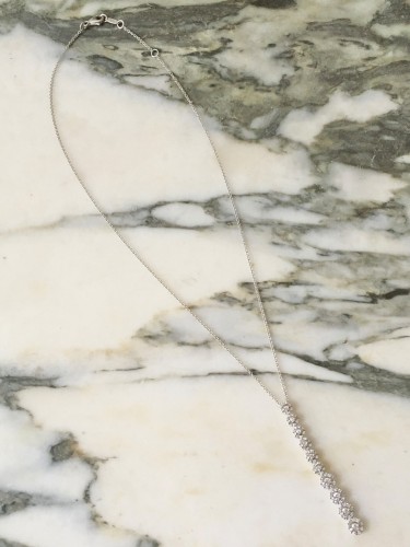 Antiquités - Leo Pizzo Collier en or blanc et diamants