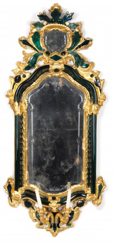 Miroirs, Trumeaux  - Paire de miroirs Italie, probablement Venise, XIXe siècle