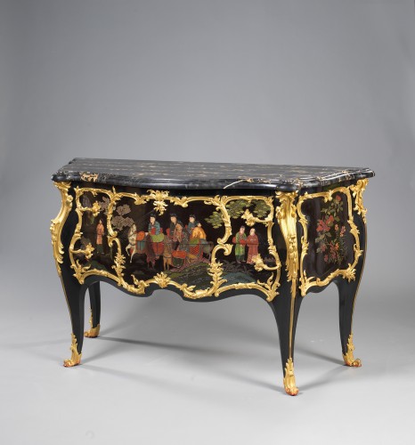 Paul Sormani (1817 -1877)  Cmmode in Coromandel lacquer - Furniture Style 
