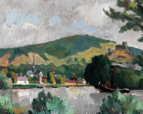 XXe siècle - René Sautin (1881-1968) - La Seine aux Andelys