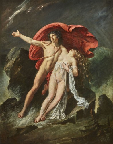 Le Déluge - Alexandre-marie Colin (1798-1875) - Tableaux et dessins Style 