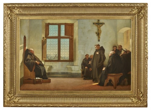 Eugène Appert (1814 - 1867) - La Confession au couvent - 