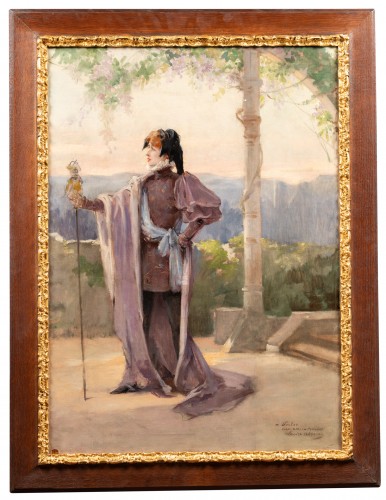 Modello du portrait de Sarah Bernhardt dans le rôle de Jacasse 1907